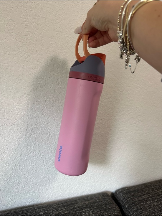 owala Other - Owala 24oz Pink Insulated Water Bottle with Orange Handle